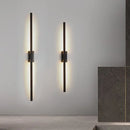 Axyaa Golden Tube Wall Sconce Lamp for Bedroom Corridors Staircases Hallways