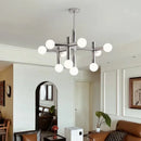 Axyaa Stainless Steel LED Pendant Chandelier for Home & Office