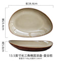 Axyaa Ceramic Sushi Dim Sum Plate Set