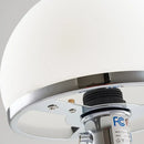 Axyaa White Glass Table Lamp - Nordic Design for Bedroom and Living Room