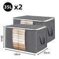 Axyaa Large Capacity Clothes Storage Bag for Organizing Bedroom Closet Clothing