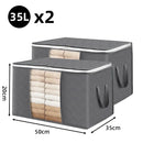 Axyaa Large Capacity Clothes Storage Bag for Organizing Bedroom Closet Clothing