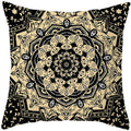 Axyaa Mandala Print Square Pillowcase - Home Decor Cushion Cover