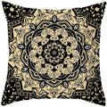 Axyaa Mandala Print Square Pillowcase for Home Decor and Sofa Cushions