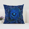 Axyaa Velvet Floral Pillow Covers for Home Decor and Sofa, 50x50 Throw Pillowcases