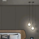 Axyaa Frosted Glass Pendant Light 7W Chandelier for Home Living Room