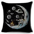 Axyaa Astronaut Sports Cushion: Fun Home Decor for Kids Room, Planet & Music Theme