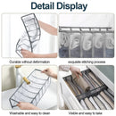 Axyaa Socks & Underwear Storage Box - Foldable Drawer Organizer for Closet