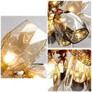 Nordic Glass Pendant Light for Designer Living Room, Bedroom Ceiling - Axyaa Brand