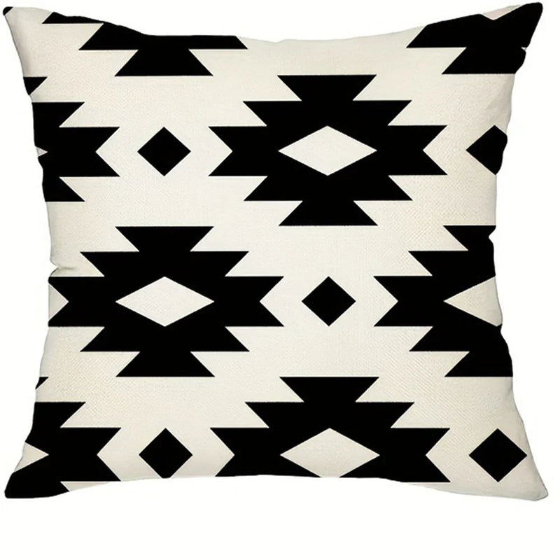 Axyaa Geometric Pattern Pillowcase for Modern Home Decor