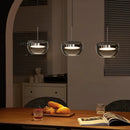Axyaa Modern LED Ring Pendant Light Chandeliers for Living and Dining Room