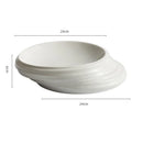 Axyaa Ceramic Dinner Plate Set - Restaurant Steak Dessert Salad Snack Insulation Plates