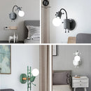 Axyaa LED Wall Lamp Iron Aluminum Body Warm White CCT 220V Modern Minimalist Style