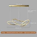 Axyaa Stainless Steel Pendant Chandelier for Modern Home Decor