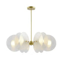Axyaa Acrylic Flower Chandelier LED Pendant Light for Dining & Bedroom Décor