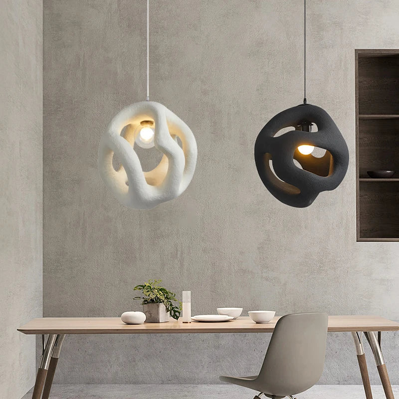 Axyaa Nordic Wabi-Sabi Pendant Light for Home Decor and Dining Room