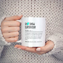 Axyaa Women's Shit Show Supervisor Mug - Funny Coworker Team Manager Gift