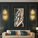Axyaa Gold LED Wall Sconce Lighting for Modern Indoor Decor