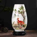 Axyaa Chinese Ceramic Vase Ornaments for Office, Home, Store Decor & Furnishing