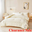 Axyaa Silk Quilt: Super Soft All-Seasons Quilt with Knitted Cotton Fabric