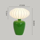 Axyaa Meringue Desk Lamp with Colorful Silk Shade