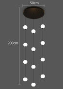 Axyaa Modern Dining Room Pendant Light Indoor LED Chandelier Ceiling Lamp