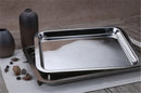 Axya Stainless Steel Rectangular Baking Tray Japanese BBQ Storage Dish