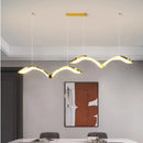Axyaa Modern Indoor Pendant Chandelier LED Ceiling Light for Dining Room