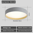 Axyaa Nordic LED Ceiling Lamp for Modern Living Room, Bedroom, Study, and Corridor