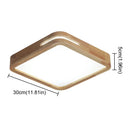 Axyaa Wooden LED Ceiling Light Chandelier Pendant for Modern Home Lighting