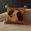 Axyaa Cartoon Puppy Pillow for Living Room Sofa Decoration