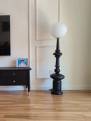 Axya Black Retro Roman Floor Lamp for Living Room, Bedroom & Hotel