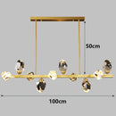 Axyaa Modern LED Chandeliers for Dining Room Pendant Lights, Indoor Ceiling Hanging Lamps