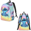 Axyaa Tie Dye Stitch Backpack for Students and Teens