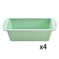 Axyaa Silicone Rectangular Candy Toast Mould 4Pcs - DIY Cake Baking Tools