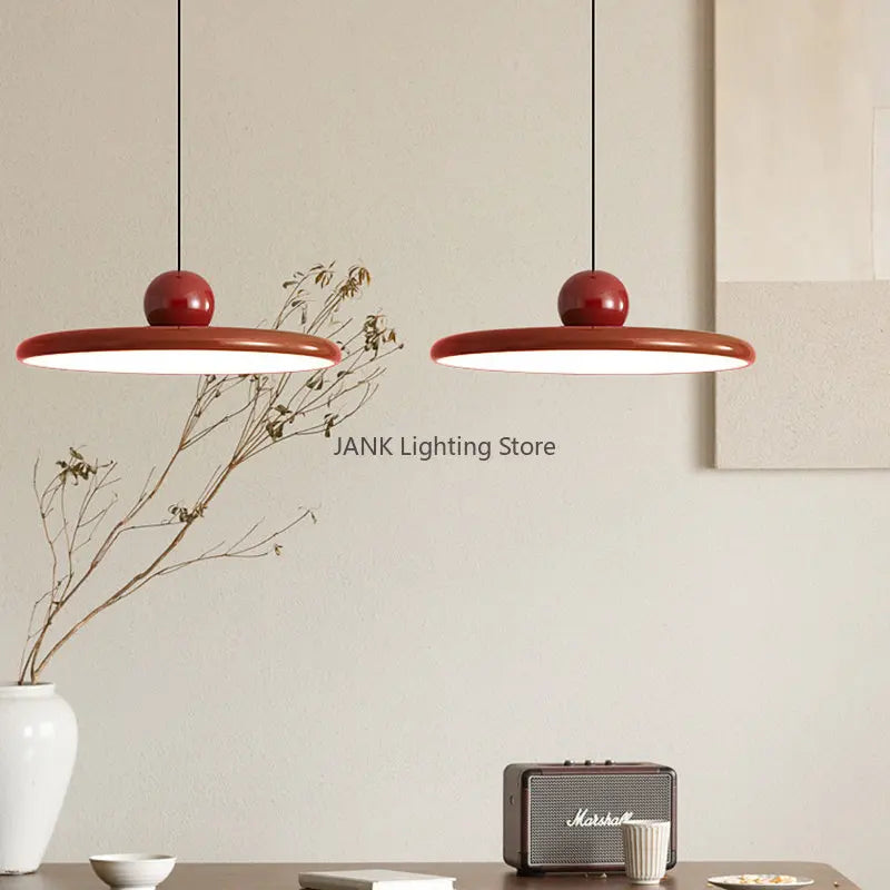Axyaa Retro Medieval Bauhaus Flying Saucer Chandelier LED Interior Decoration Lamp