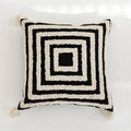 Axyaa Tufted Boho Pillow Cover with Tassels 45x45cm