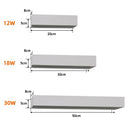 Axyaa Waterproof Aluminum Wall Lamp 12W/18W/30W LED Modern Indoor/Outdoor Wall Light