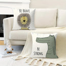 Axyaa Cartoon Animal Print Pillowcase for Living Room Decoration