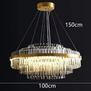 Axyaa Crystal Chandelier for Living Room, Bedroom, Dining Room & Home Decoration