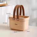 Axyaa Bathroom Shower Mesh Basket Large Capacity Storage - Portable Handle, Plastic