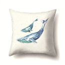 Axyaa Animal Print Polyester Throw Pillow Cover 45x45CM