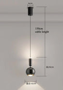 Axyaa Minimalist LED Pendant Light Chandelier for Home Decor and Kitchen - Modern Design