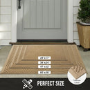 Axyaa Absorbent Welcome Door Mat, Muddy Resist, Stain & Fade Resistant, Non-Slip