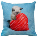 Axyaa Black Cat Bubble Pillow Cases - Premium Animal Cushion Cover for Home Decor