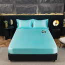Axyaa Waterproof Mattress Cover, Machine Washable Solid Color Mattress Protector