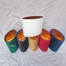 Axya Oval Gold-Lined Velvet Lamp Shade for E27E14 Lamp Caps