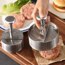 Axyaa Stainless Steel Burger Patty Maker Grill Tool Meat Press Mold