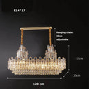 Axyaa Crystal Chandelier: Elegant Lighting Fixture for Living Room, Bedroom, Dining Room
