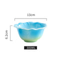 Axyaa Ceramic Rose Butterfly Teacup Set Milk Coffee Cup Camellia Afternoon Exquisite
